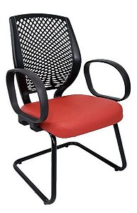 Cadeira para Escritório e Home Office Vermelho