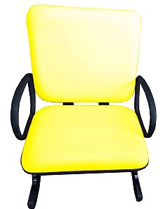 Cadeira para Escritório para Obesos até 250kg Amarelo