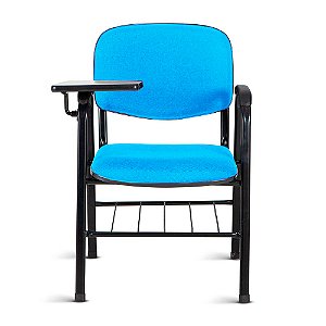 Cadeira Escolar Universitária para Auditórios Linha Hotel Azul