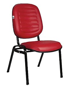 Cadeira Empilhável para Igrejas Evangélicas Linha Holy Vermelho