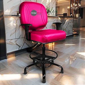 Cadeira Caixa Alta que Suporta até 250kg para Porteiros e Obesos, ideal para Portaria de Prédios e Condomínios