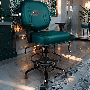 Cadeira Caixa Alta que Suporta até 250kg para Porteiros e Obesos, ideal para Portaria de Prédios e Condomínios