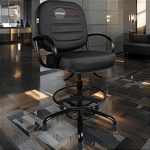 Cadeira Caixa Alta que Suporta até 250kg para Porteiros e Obesos, ideal para Portaria de Prédios e Condomínios