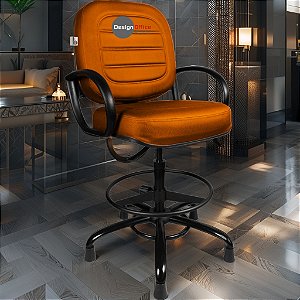 Cadeira Caixa Alta que Suporta até 250kg para Porteiros e Obesos, ideal para Portaria de Prédios e Condomínios