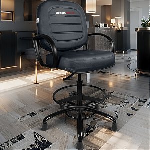 Cadeira Caixa Alta que Suporta até 250kg para Porteiros e Obesos, ideal para Portaria de Prédios e Condomínios