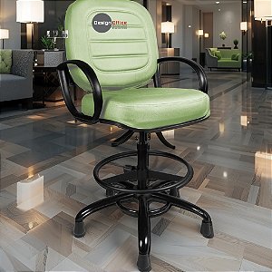 Cadeira Caixa Alta que Suporta até 250kg para Porteiros e Obesos, ideal para Portaria de Prédios e Condomínios