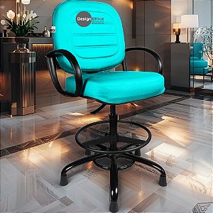 Cadeira Caixa Alta que Suporta até 250kg para Porteiros e Obesos, ideal para Portaria de Prédios e Condomínios