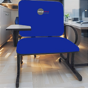 Cadeira Escolar Super Reforçada que Suporta até 300kg para Obesos, ideal para Escolas e Faculdades - Azul Royal
