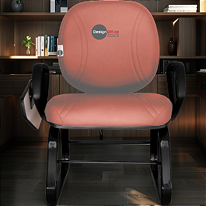 Cadeira Escolar Super Reforçada que Suporta até 300kg para Obesos, ideal para Escolas e Faculdades - Linha Fat - Vermelho Telha
