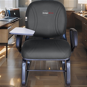 Cadeira Escolar Super Reforçada que Suporta até 300kg para Obesos, ideal para Escolas e Faculdades - Linha Fat - Marrom Café