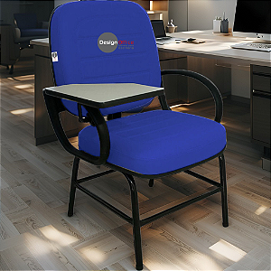 Cadeira Escolar que Suporta até 200kg Super Reforçada para Obesos, ideal para Escolas e Faculdades - Azul Royal