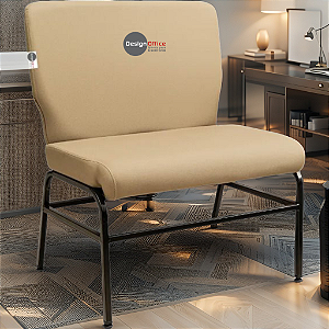 Cadeira para Igreja que Suporta até 300kg Super Reforçada para Obesos, ideal para Igrejas, Escolas e Faculdades - Bege