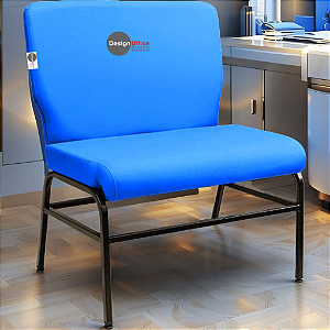 Cadeira para Igreja que Suporta até 300kg Super Reforçada para Obesos, ideal para Igrejas, Escolas e Faculdades - Azul Bebê
