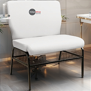 Cadeira para Igreja que Suporta até 300kg Super Reforçada para Obesos, ideal para Igrejas, Escolas e Faculdades - Branco