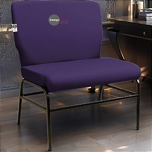 Cadeira para Igreja que Suporta até 300kg Super Reforçada para Obesos, ideal para Igrejas, Escolas e Faculdades - Roxo