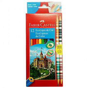 ECOLAPIS DE COR 12 CORES FABER CASTELL