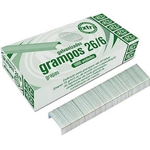 GRAMPO 26/6 GALVANIZADO C/5000UN