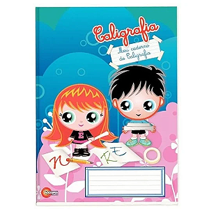 CADERNO CALIGRAFIA CAPA DURA COSTURADO 96FLS MAXIMA