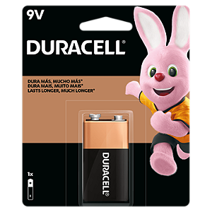 BATERIA ALCALINA 9 VOLTS DURACELL
