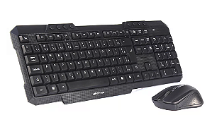 KIT TECLADO E MOUSE SEM 2,4GHZ K-W10 C3TECH