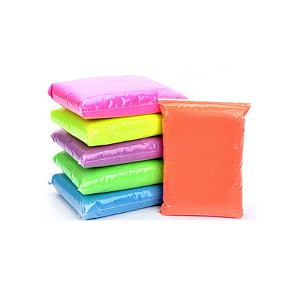 AREIA COLORIDA PARA CAIXA DE AREIA INFANTIL E DECORACAO PCT 700GR