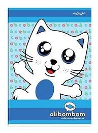 CADERNO ALIBOMBOM 60 FLS CAPA FLEXIVEL