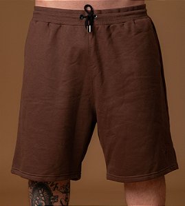 COMFY - Bermuda Marrom Camelo Moletom