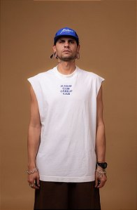 Regata Machão "Os Caras Acham Que Eu Não Trabalho" - OFF WHITE
