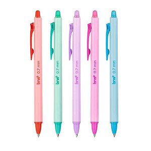 CANETA GEL APAGÁVEL 0.7MM 5 CORES