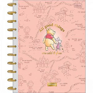 CADERNO TILIDISCO UNIVERSITÁRIO POOH CONNECT 10 MATÉRIAS