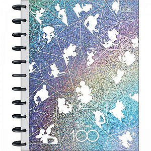 CADERNO TILIDISCO UNIVERSITÁRIO DISNEY 100 CONNECT 10 MATÉRIAS