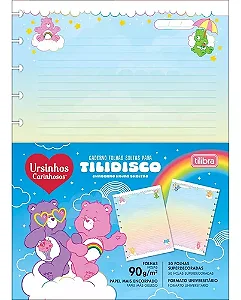 CADERNO FOLHAS SOLTAS UNIVERSITARIO TILIDISCO DECORADO URSINHOS CARINHOSOS
