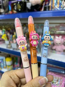 CANETA C/ MARCA TEXTO LABUBU