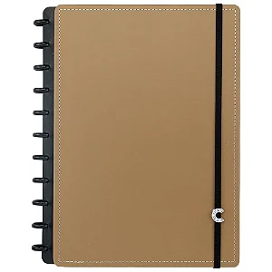 CADERNO CARAMEL MÉDIO - CADERNO INTELIGENTE