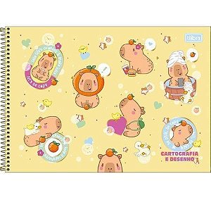 CADERNO CARTOGRAFIA CAPYCLUB - TILIBRA