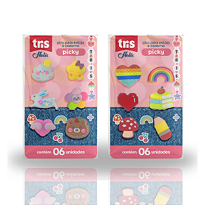 PINS HOLIC PICKY 6 UNIDADES - TRIS