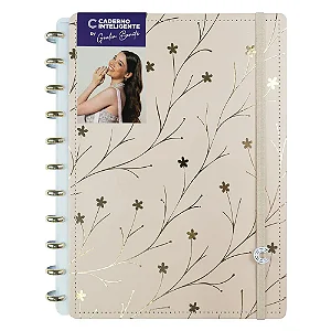 CADERNO MISS FLORAL BY GIULIA BENITE GRANDE - CADERNO INTELIGENTE
