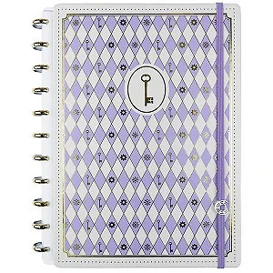 CADERNO ISA AKKARI PURPLE KEY A5 - CADERNO INTELIGENTE