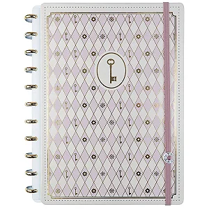 CADERNO ISA AKKARI ROSE KEY A5 - CADERNO INTELIGENTE