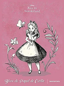 BLOCO DE PAPEL CARTA ALICE 48 FOLHAS - ANIMATIVA