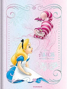CADERNO BROCHURA COLEGIAL ALICE 160 FOLHAS - ANIMATIVA