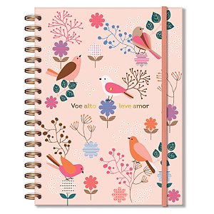 CADERNO COLEGIAL FOLHAS REMOVIVEIS LEVE AMOR - FINAIDEIA