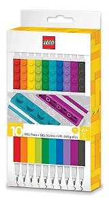 CANETA GEL LEGO 10 CORES