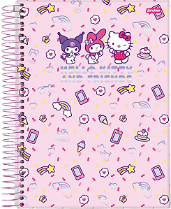 CADERNO UNIVERSATÁRIO 10 MATÉRIAS BESTIES FOREVER - JANDAIA