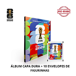 KIT 2 - ALBUM COPA DO MUNDO CAPA DURA + 10 ENVELOPES