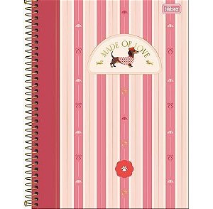 CADERNO ESPIRAL 1/4 BROWNIE 80 FOLHAS - TILIBRA