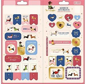 ADESIVO DECORADO DUPLO BROWNIE METALIZADO - TILIBRA