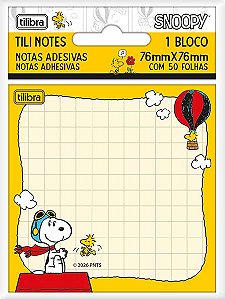 TILI NOTES SNOOPY 76X76MM - TILIBRA