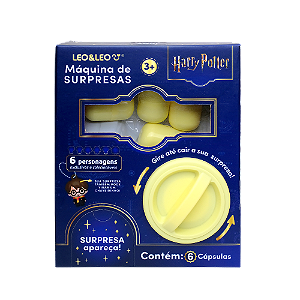 MAQUINA DE SURPRESAS HARRY POTTER COM 6 PERSONAGENS - LEONORA