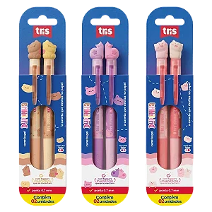 CANETA GEL DUPLINHA - TRIS